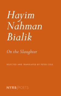 Book Cover for On the Slaughter by Hayyim Nahman Bialik