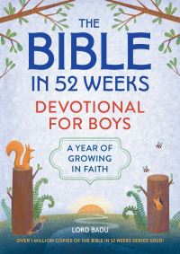 Book Cover for The Bible in 52 Weeks. Devotional for Boys by Lord Badu