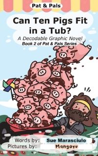 Book Cover for Can Ten Pigs Fit in a Tub? by Sue Marasciulo