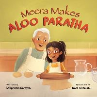 Book Cover for Meera Makes Aloo Paratha by Sangeetha Narayan