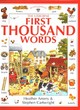 Image for The Usborne first thousand words