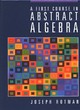 Image for A First Course in Abstract Algebra