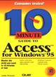 Image for 10 Minute Guide to Access for Windows 95