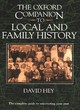 Image for The Oxford Companion to Local and Family History