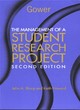 Image for The Management of a Student Research Project