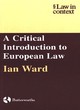 Image for Critical Introduction to European Law