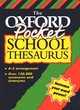Image for The Oxford Pocket School Thesaurus