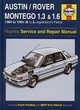 Image for Austin Montego service and repair manual