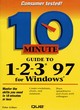 Image for 10 minute guide to 1-2-3 97 for Windows