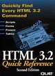 Image for HTML 3.2 quick reference