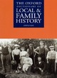 Image for The Oxford Dictionary of Local and Family History