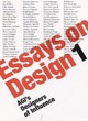 Image for Essays on Design 1