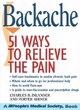 Image for Backache  : 51 ways to relieve the pain