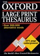 Image for The Oxford Large Print Thesaurus
