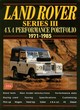 Image for Land Rover Series III  : 4x4 performance portfolio, 1971-1985