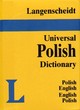 Image for Langenscheidt&#39;s universal Polish dictionary  : Polish-English, English-Polish
