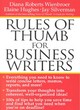 Image for Rules of thumb for business writers