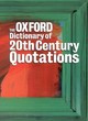 Image for The Oxford Dictionary of Twentieth Century Quotations