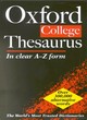 Image for The Oxford College Thesaurus