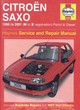 Image for Citroen Saxo Service and Repair Manual