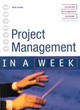 Image for Project Management in a Week