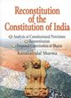 Image for Reconstitution of the constitution of India