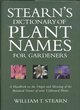 Image for Stearn&#39;s Dictionary of Plant Names for Gardeners