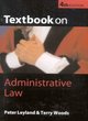 Image for Textbook on Administrative Law