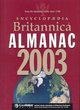 Image for Encyclopaedia Britannica almanac 2003