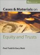 Image for Cases and Materials on Equity and Trusts