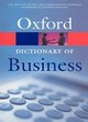 Image for A dictionary of business