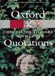 Image for The concise Oxford dictionary of quotations
