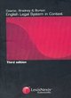 Image for English Legal System in Context