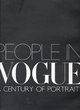 Image for People in Vogue  : a century of portraits