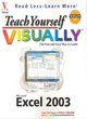 Image for Teach Yourself  Visually Excel 2003