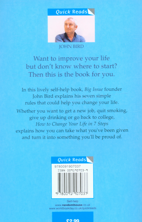 How to Change Your Life in 7 Steps by Bird, John (9780091907037 ...