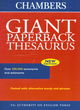 Image for Chambers giant paperback thesaurus
