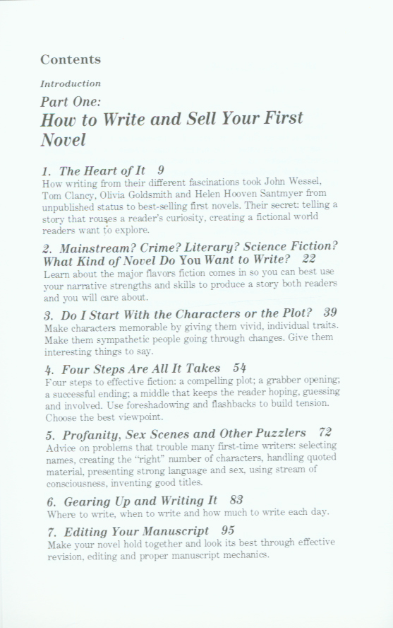 How to Write and Sell Your First Novel by Collier, Oscar (9780898797701 ...