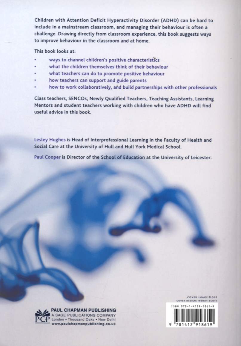 Understanding and Supporting Children with ADHD by Cooper, Paul W ...