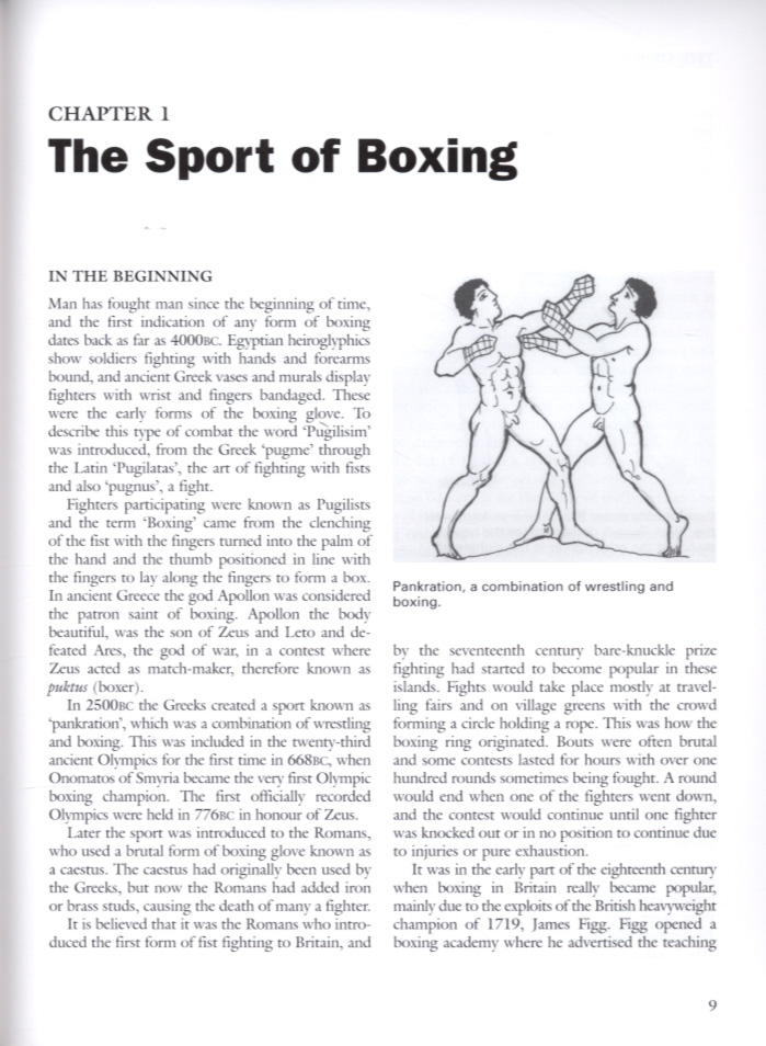 Boxing training, skills and techniques