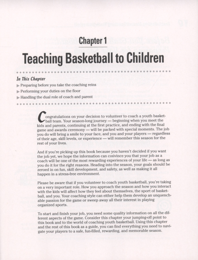 Coaching basketball for dummies