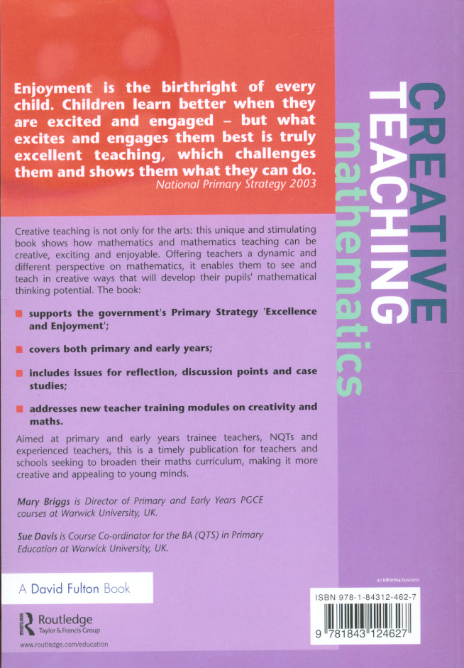 Mathematics in the early years and primary classroom