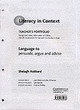 Image for Language to persuade, argue and advise: Teacher&#39;s portfolio