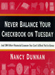 Image for Never balance your chequebook on a Tuesday