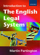 Image for An Introduction to the English Legal System