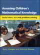 Image for Assessing children&#39;s mathematical knowledge  : social class, sex and problem-solving