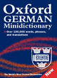 Image for Oxford German Minidictionary
