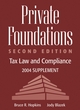 Image for Private foundations  : tax law and compliance, second edition: 2004 supplement