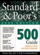 Image for Standard &amp; Poor&#39;s 500 Guide, 2000 Edition