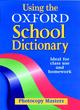 Image for Using the Oxford school dictionary  : photocopy masters KS2 &amp; KS3